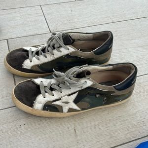 Golden Goose Camouflage Superstar Sneakers 8